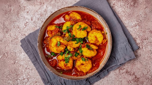 Shrimp Bhuna.