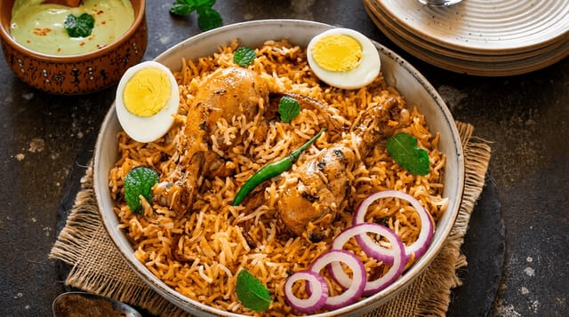Chicken Biryani.