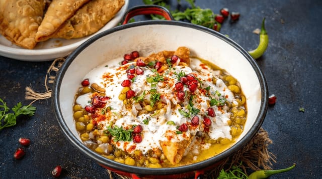 Samosa Chaat.