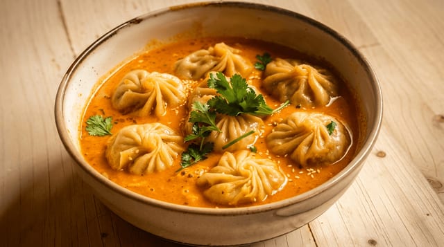 Veg Jhol Momo.