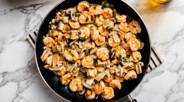 Shrimp Mughlai Mushroom.