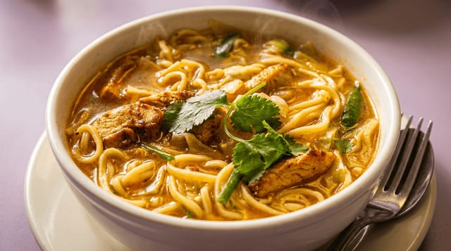Chicken Thukpa.