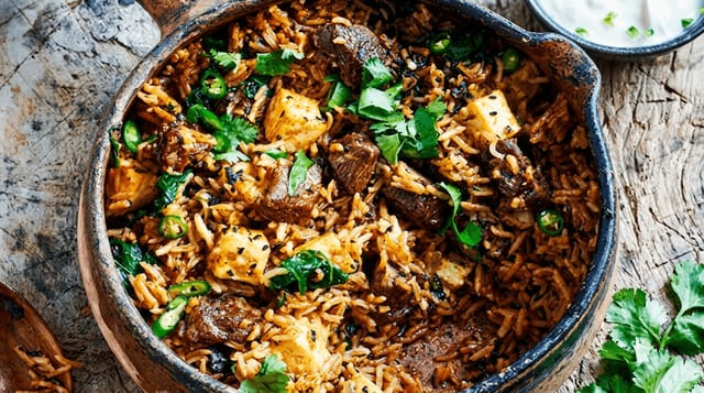Lamb Biryani.