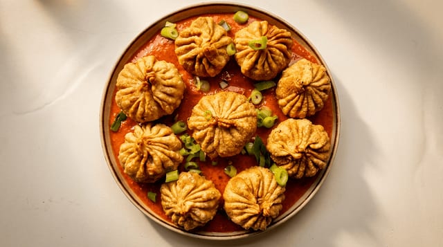 Veg Fried Momo.