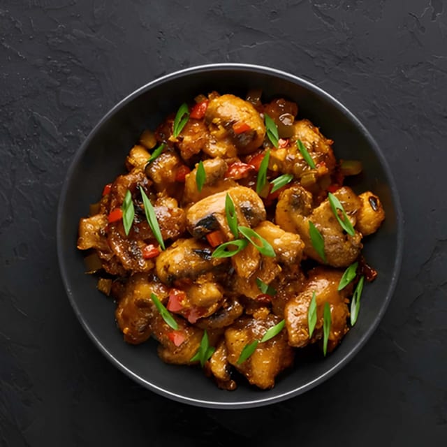 Mushroom Chilli.