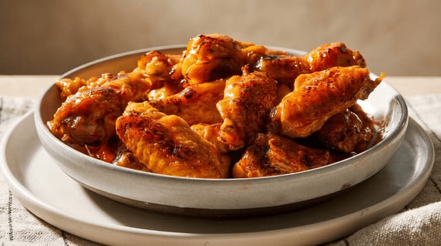 Spicy Chicken Wings.