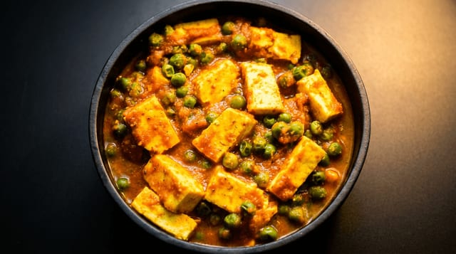 Matar Paneer.
