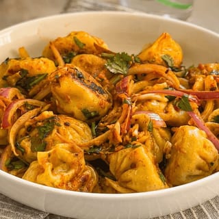 Mutton Sadheko Momo
