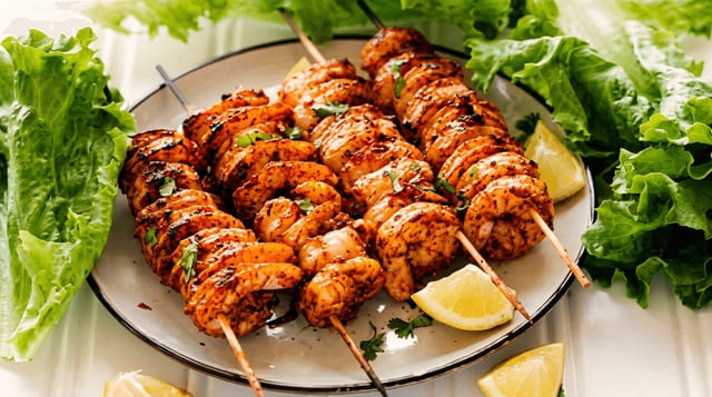 Shrimp Tandoori.
