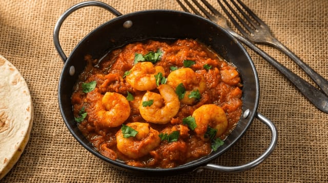 Shrimp Tikka Masala.