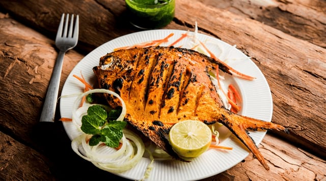 Fish Tandoori.