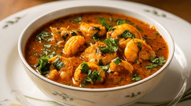 Shrimp Madras.