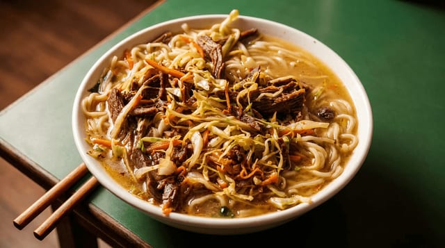 Mutton Thukpa.
