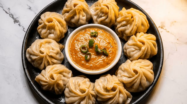 Buff Steamed Momo.
